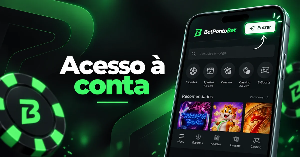 Guia de login Betpontobet