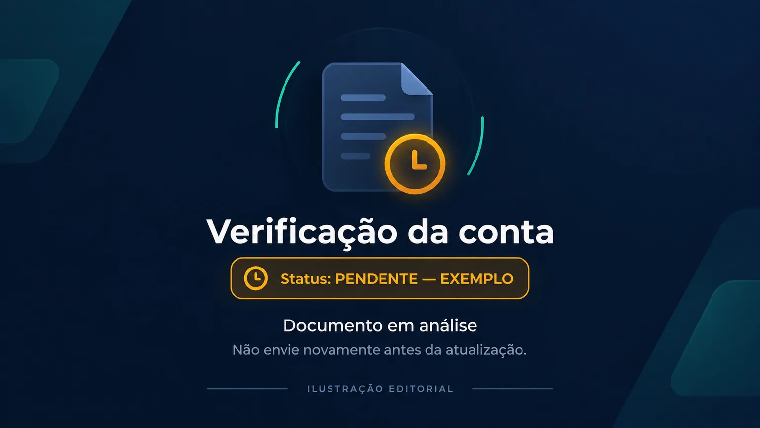 Matriz editorial para diferenciar saque Pix pendente, recusado e concluído.